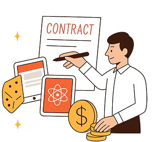 Cost effective custom application development company icon